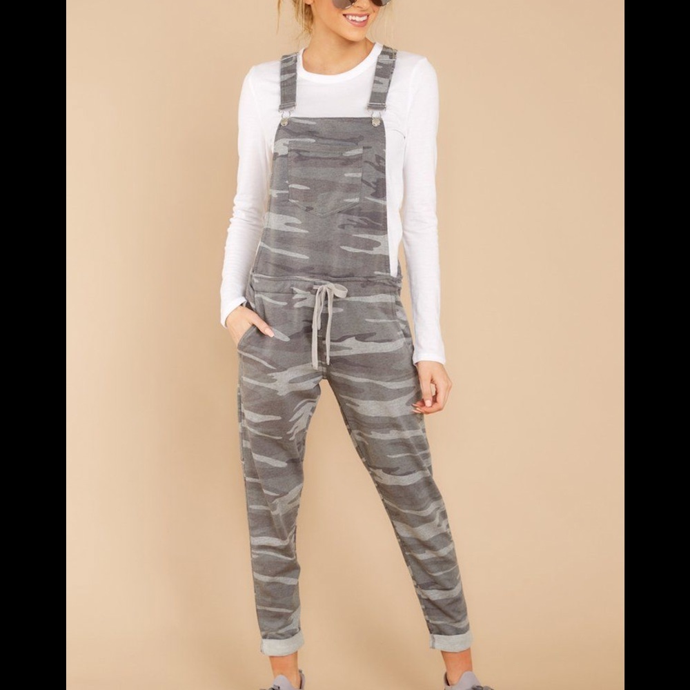 Z Supply Soft Camo Overalls